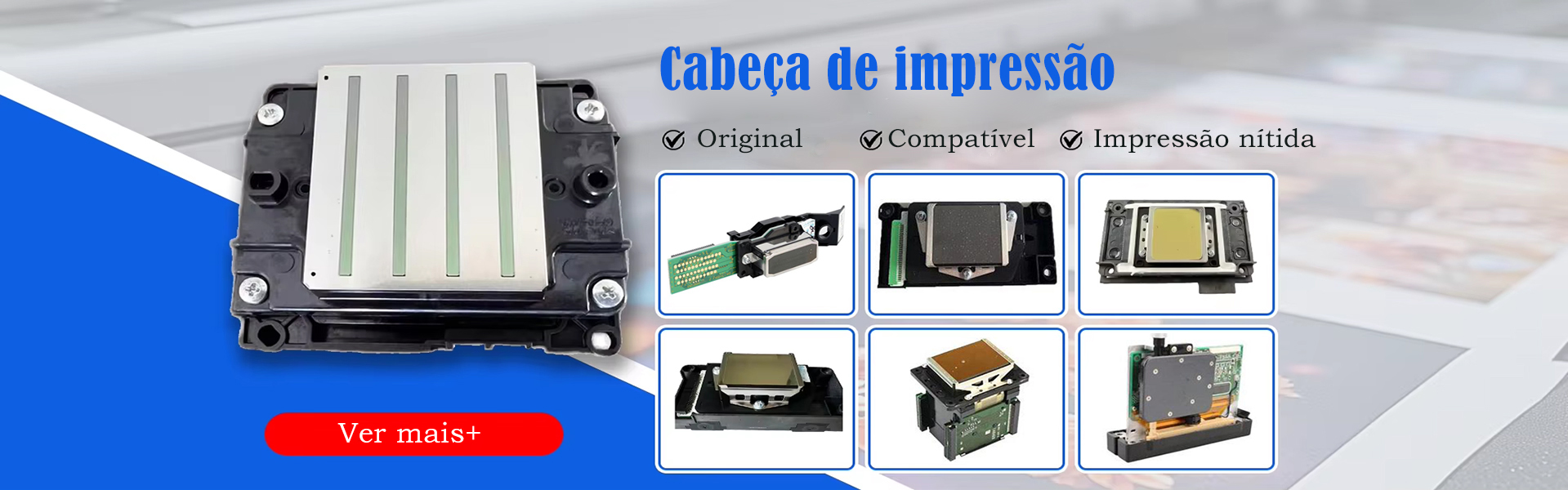 Cabe&ccedil;a de impress&atilde;o Roland original
